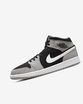 Nike Air Jordan 1 Mid SE Negros Blancos Grises Claro Rojos | MX 4937